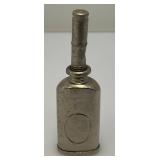 Three Very Old Miniature Metal Oil Cans 3 1/2" Tall