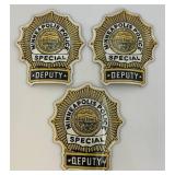 Vintage Minneapolis Minnesota "Minneapolis Special Police" Reflective Decals 7" x 8"