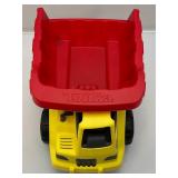 Toy Trucks Including Plastic Garbage Truck And Dump Truck
