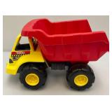 Toy Trucks Including Plastic Garbage Truck And Dump Truck
