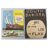 Misc. Vintage Books Including DAKOTA Territory Centennial Kelo-Land Gold Rush, Old Military Book And More