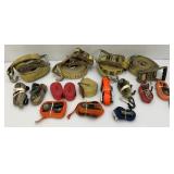Large Group Of Misc. Heavy Duty Ratchet Straps