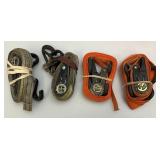 Large Group Of Misc. Heavy Duty Ratchet Straps