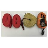 Large Group Of Misc. Heavy Duty Ratchet Straps