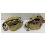 Large Group Of Misc. Heavy Duty Ratchet Straps