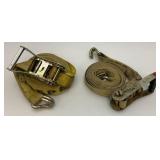 Large Group Of Misc. Heavy Duty Ratchet Straps