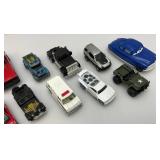 Misc. Vintage Toys Including ERTL Die-Cast Ford Tractor Loader Backhoe (NEW), Slot Car Track With Cars (Missing Some Track) And More