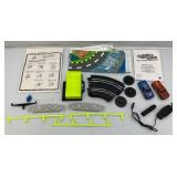 Misc. Vintage Toys Including ERTL Die-Cast Ford Tractor Loader Backhoe (NEW), Slot Car Track With Cars (Missing Some Track) And More