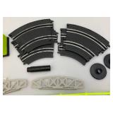 Misc. Vintage Toys Including ERTL Die-Cast Ford Tractor Loader Backhoe (NEW), Slot Car Track With Cars (Missing Some Track) And More