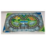 Misc. Vintage Toys Including ERTL Die-Cast Ford Tractor Loader Backhoe (NEW), Slot Car Track With Cars (Missing Some Track) And More