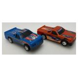 Misc. Vintage Toys Including ERTL Die-Cast Ford Tractor Loader Backhoe (NEW), Slot Car Track With Cars (Missing Some Track) And More