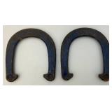 Misc. Outdoor Lot Including Jason Brand Binoculars, Metal Horseshoes, Igloo Minimate Cooler And More