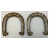 Misc. Outdoor Lot Including Jason Brand Binoculars, Metal Horseshoes, Igloo Minimate Cooler And More