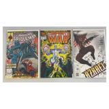 Misc. Comics Including "THE AMAZING SPIDER-MAN" And More (Bagged And Carded)