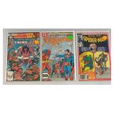 Misc. Comics Including "60,65,75 Cent  SPIDER-MAN" And More (Bagged And Carded)