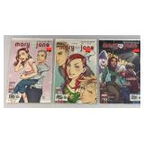 AUTOGRAPHED By (Strain) MARY JANE Comics 1,3 & 4 (Bagged And Carded)