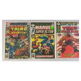 Misc. 30 & 35 Cent Comics Including "THE HULK" And More (Bagged And Carded)