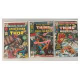 Misc. 35 Cent Comics Including "THE THING" And More (Bagged And Carded)