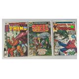 Misc. 50 Cent Comics Including "THE THING" And More (Bagged And Carded)
