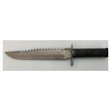 RAMBO Style Knife With Sheath 9" Blade