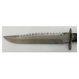 RAMBO Style Knife With Sheath 9" Blade