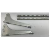 Misc. Garage Items Including Long Aluminum Levels, Long Aluminum Straight Edge Rulers And More