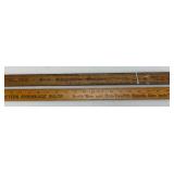 Misc. Garage Items Including Long Aluminum Levels, Long Aluminum Straight Edge Rulers And More