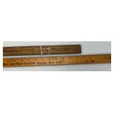 Misc. Garage Items Including Long Aluminum Levels, Long Aluminum Straight Edge Rulers And More