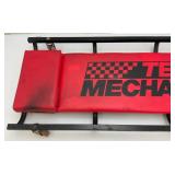 Misc. Garage Items Including Long Aluminum Levels, Long Aluminum Straight Edge Rulers And More