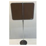 Quartet Pedastal Letter Board 18" x 24" x 51" Tall