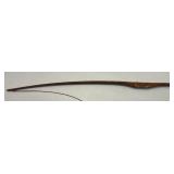 Very Old Indian Archery Evansville Ind. Wooden Recurve Bow