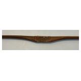 Very Old Indian Archery Evansville Ind. Wooden Recurve Bow