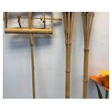 Misc. Back Yard Items including Metal Flower Sculpture, Tiki Torches And More