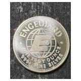 1984 ENGELHARD PROSPECTOR 1 TROY OZ .999 FINE SILVER