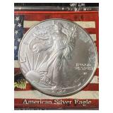 2024 AMERICAN SILVER EAGLE 1 TROY OZ .999 FINE SILVER IN CASE