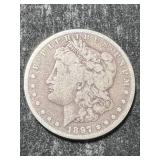 1897-S US MORGAN SILVER DOLLAR
