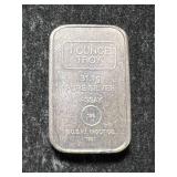 1 TROY OZ .999 FINE SILVER ASSAY BAR