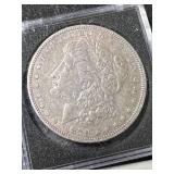 1879-O US MORGAN SILVER DOLLAR IN CASE
