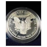 1998 PROOF AMERICAN SILVER EAGLE IN ORIGINAL MINT BOX