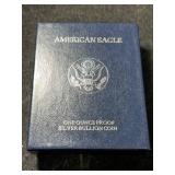 1998 PROOF AMERICAN SILVER EAGLE IN ORIGINAL MINT BOX