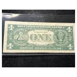 1957B US BLUE SEAL $1 SILVER CERTIFICATE