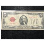 1928G US RED SEAL $2 BILL