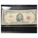 1963 US RED SEAL $5 STAR NOTE