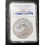 2011 AMERICAN SILVER EAGLE NGC MS70 25TH ANNIVERSARY