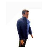 Mattel Ken Doll - Blue Jacket & Multicolor Striped Pants - Made in Hong Kong