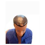 Mattel Ken Doll - Blue Jacket & Multicolor Striped Pants - Made in Hong Kong