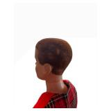 Mattel Ken Doll - Plaid Cropped Top, Red Vest & Beige Trousers