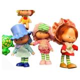 Vintage Strawberry Shortcake Carry Case and Dolls