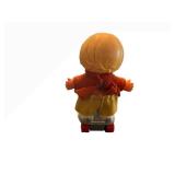 Small Shots Toy Figure on Roller Skates - Blond Boy in Orange Sweater