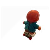 Small Shots Doll on Roller Skate - Teal Knit Sweater, Orange Hair